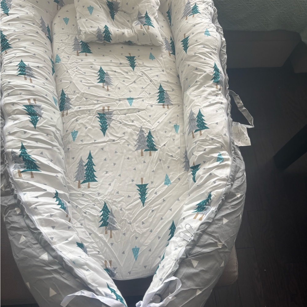 Cozy Baby Nest with Tree Print